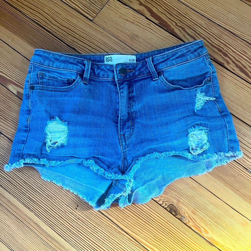 RSQ cutoff jean shorts size 9/w29